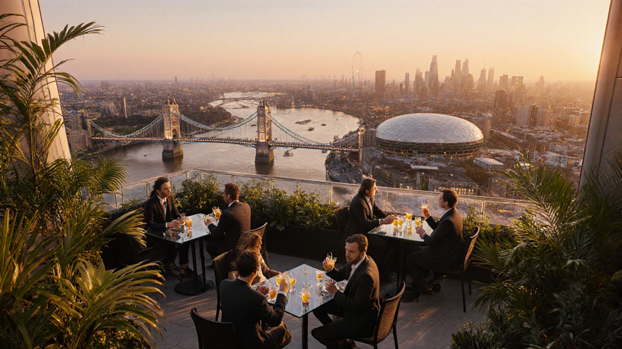 London’s Rooftop Bars: Where the City Lights Meet Cocktails
