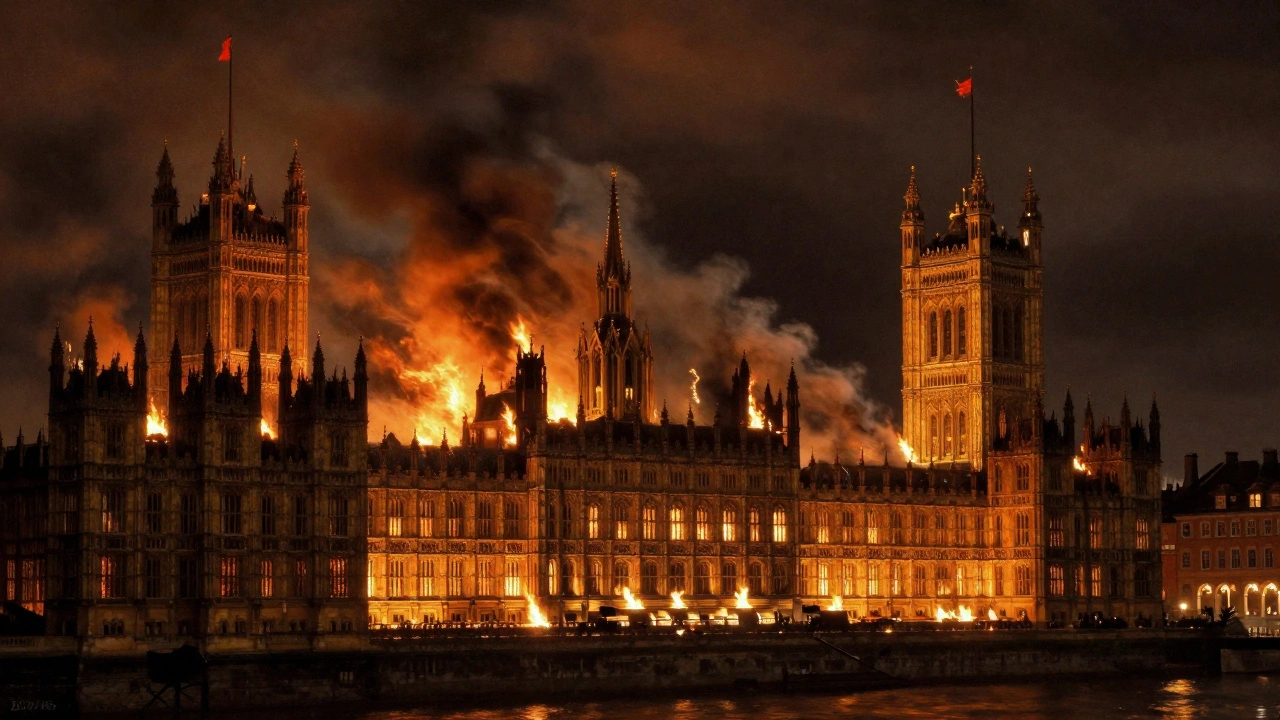 1834 fire at Palace of Westminster, Westminster Hall surviving
